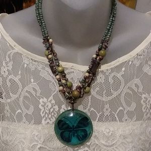 Sapphire Necklace & Earring Set